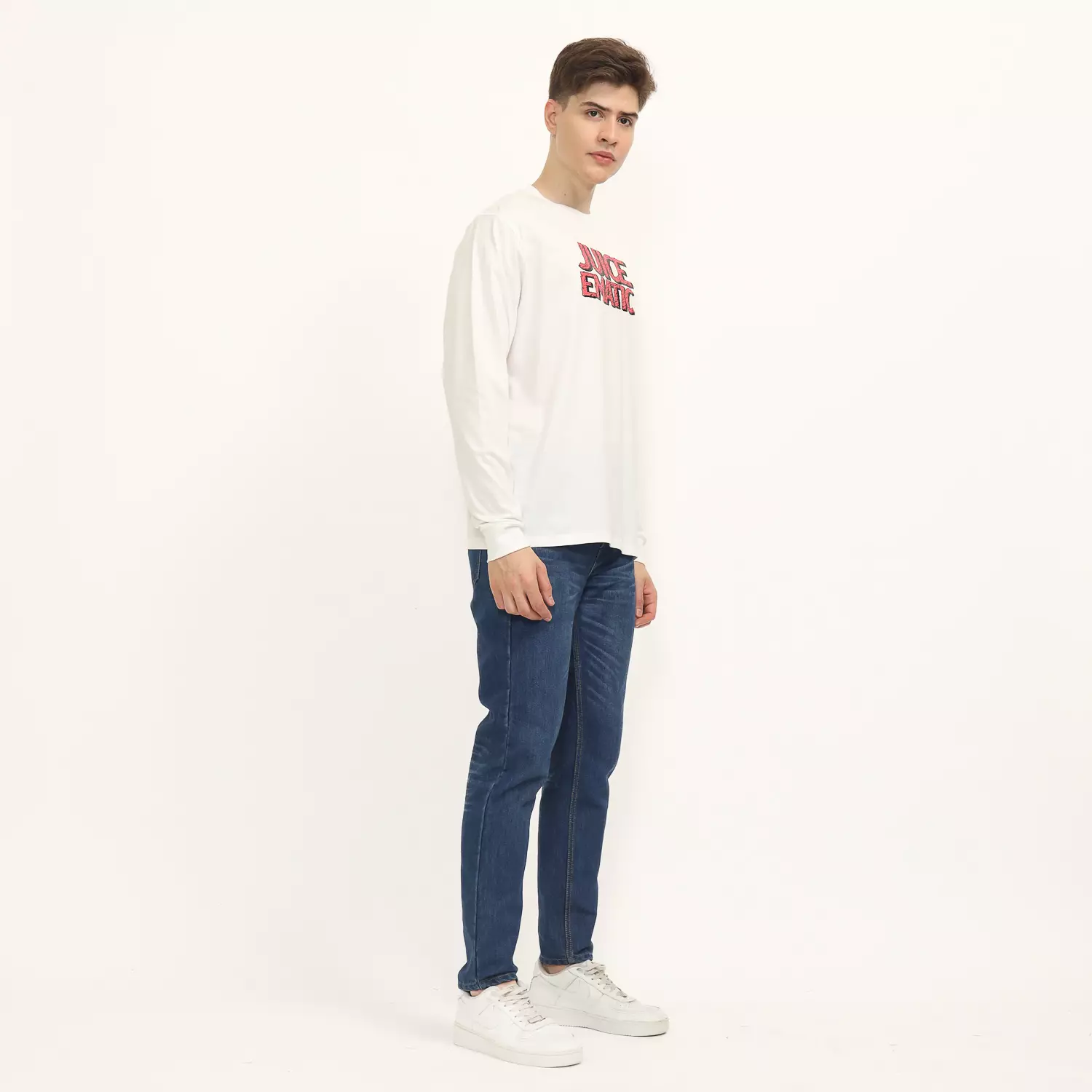 Juice Ematic Kaos Lengan Panjang Pria Griz Men Long Tee Planet Surf