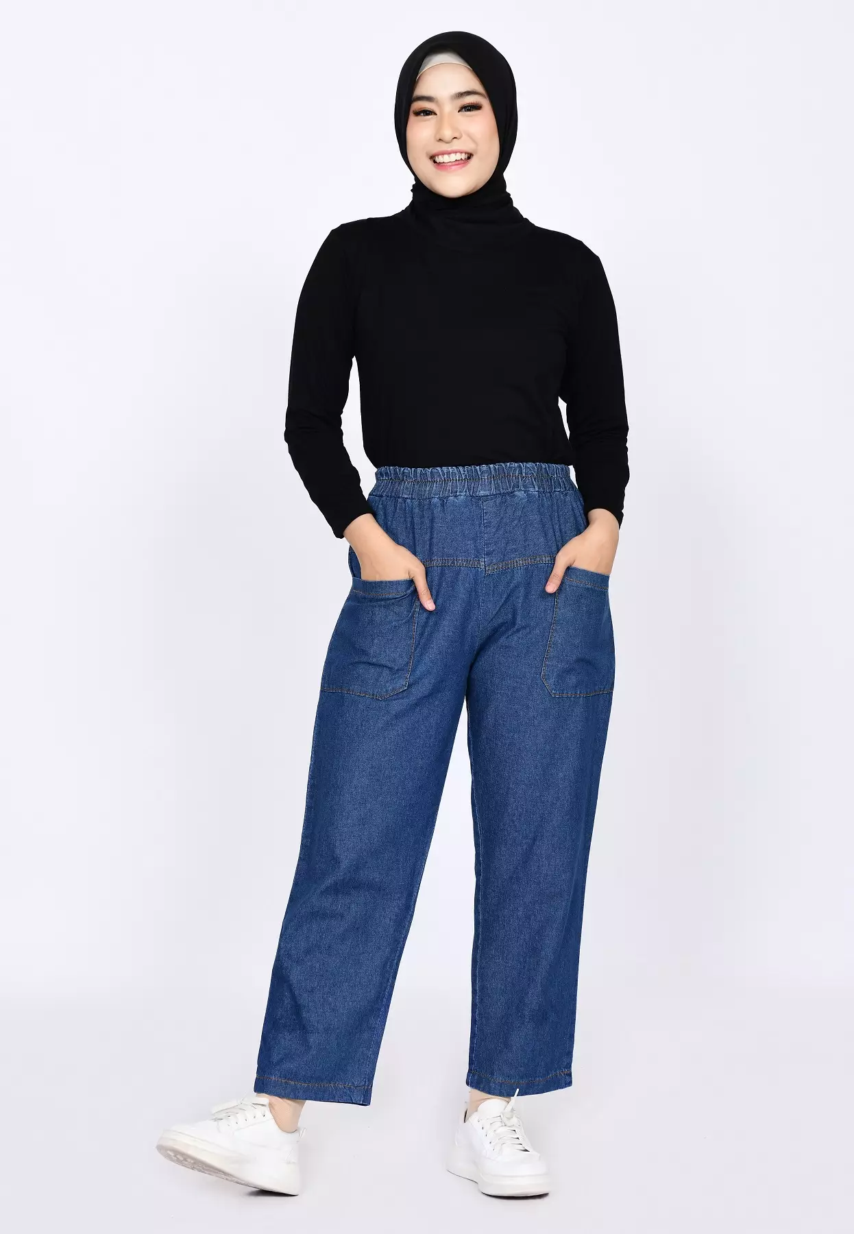 Longpant Baggy Isyana - DARK BLUE