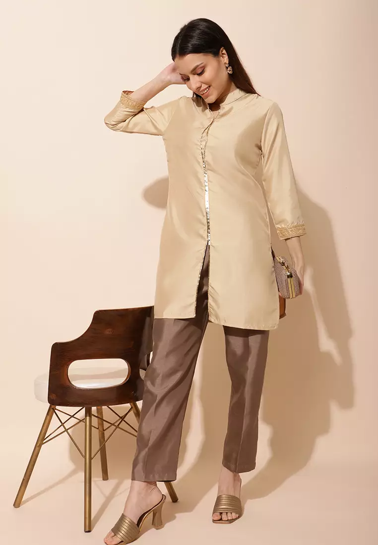 Chanira Festive Arifa Pants-Brown