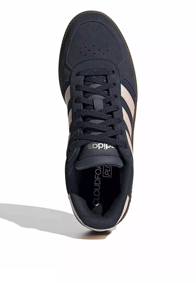 adidas gazelle silver green womens Breaknet Plus Shoes Cloud White / Cloud White / Clear Pink