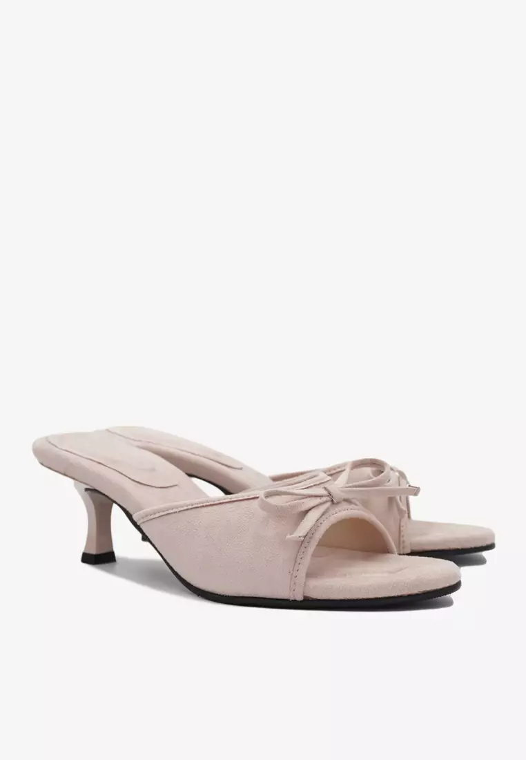 Dr Cardin Women Lush Eve 2-inch Heels | Satin | Suede L-RNZ-9339