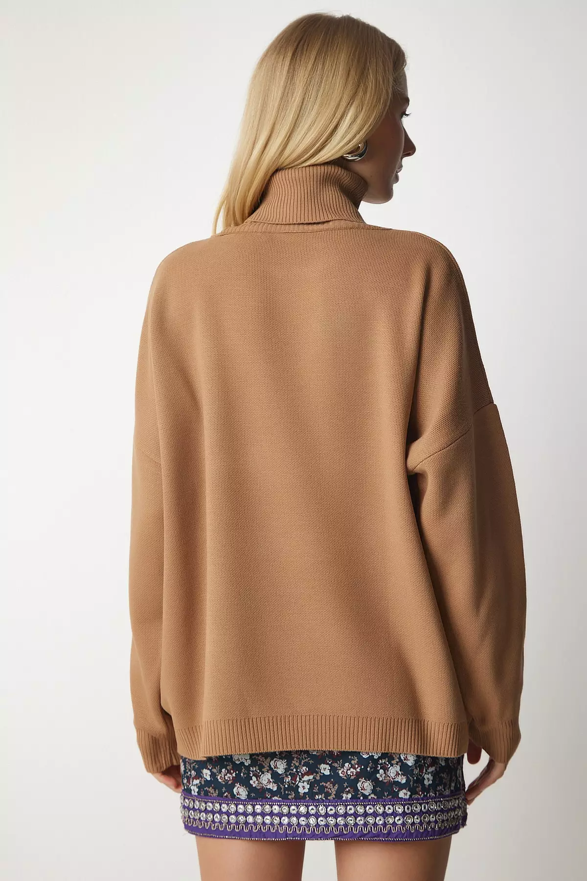 Turtleneck Knit Sweater