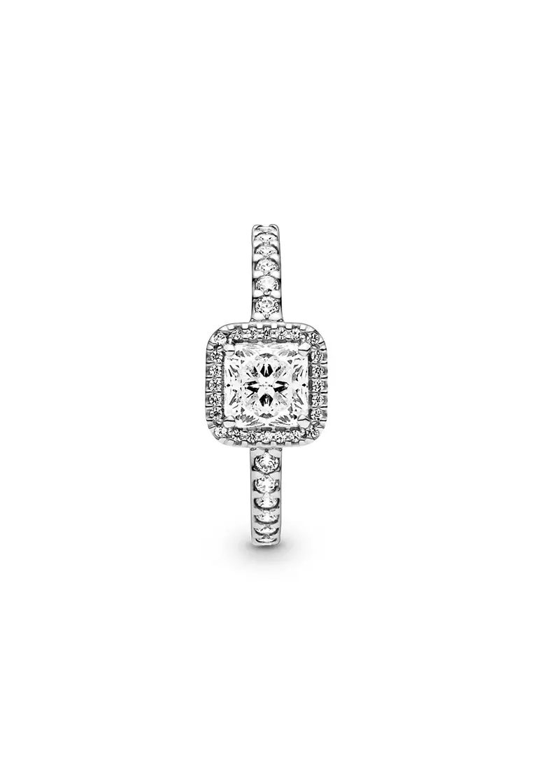 Pandora square deals diamond ring