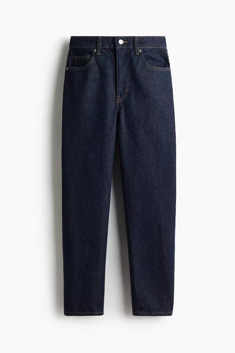 Buy H&M Slim Mom High Ankle Jeans Online ZALORA Malaysia