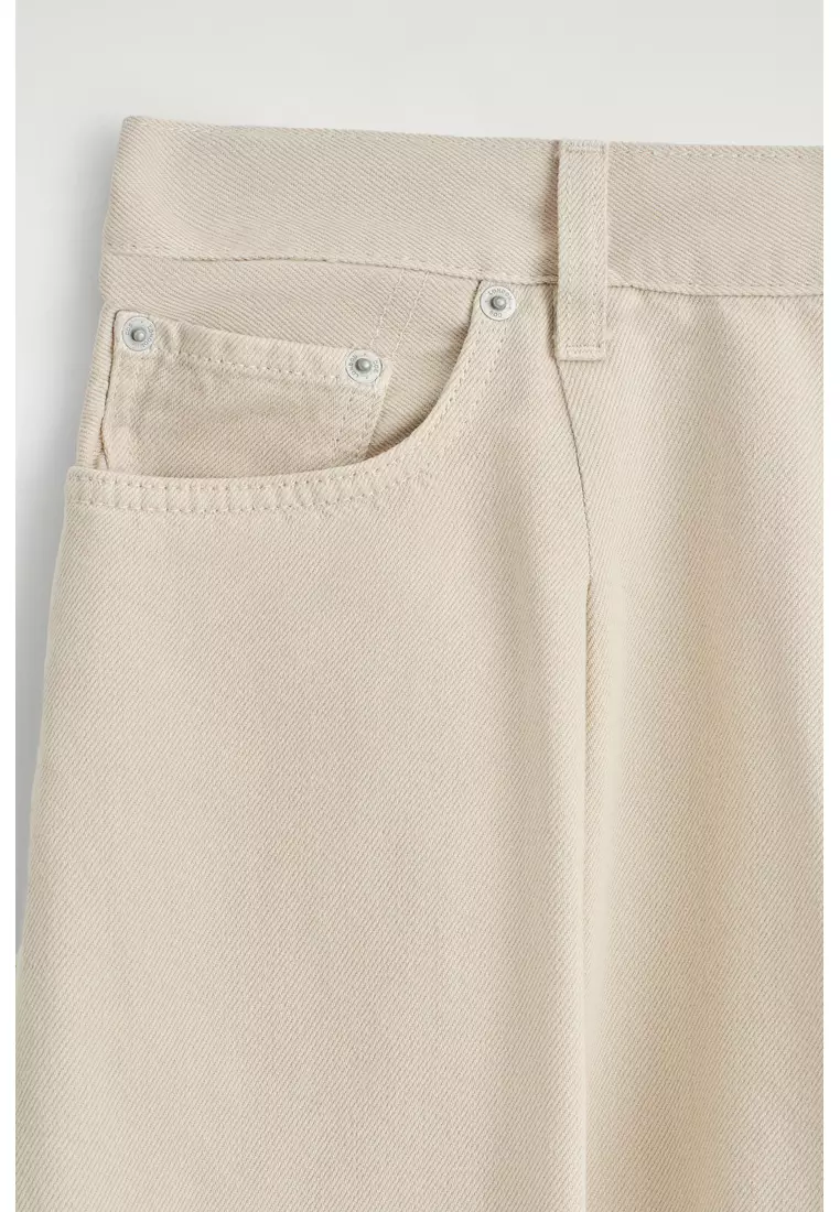 TWINE BARREL-LEG JEANS