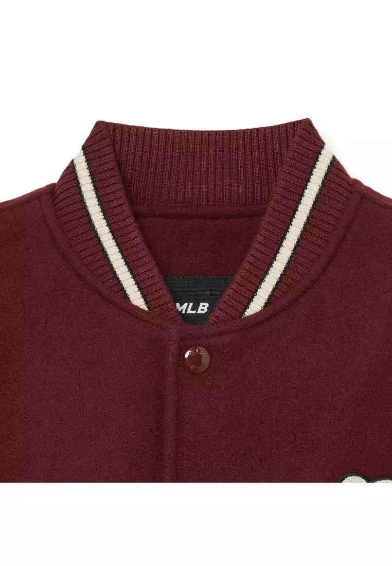 WOOL CURSIVE VARSITY JACKET BOSTON RED SOX