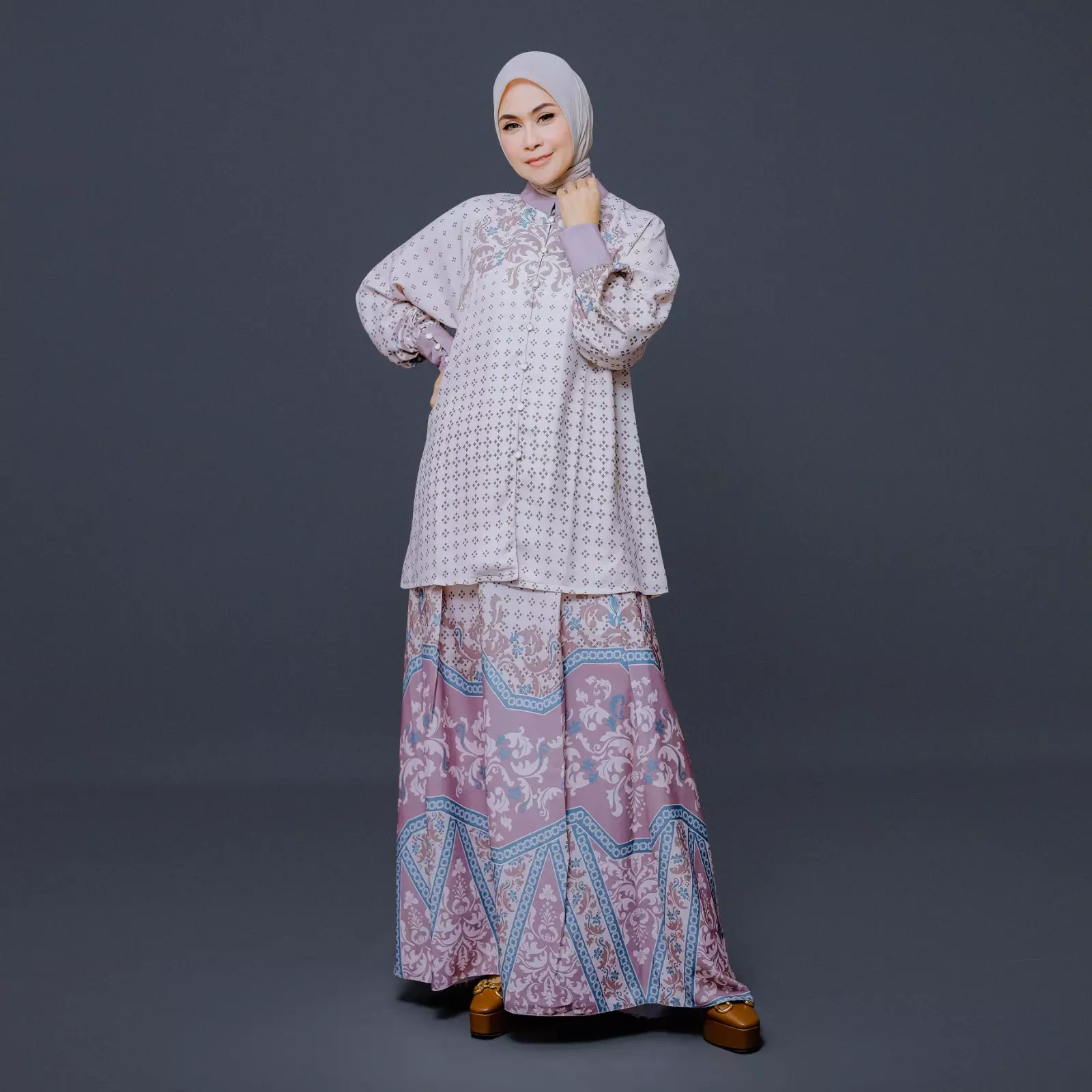 Mayra Indonesia - Set Rok Anaka - Pink