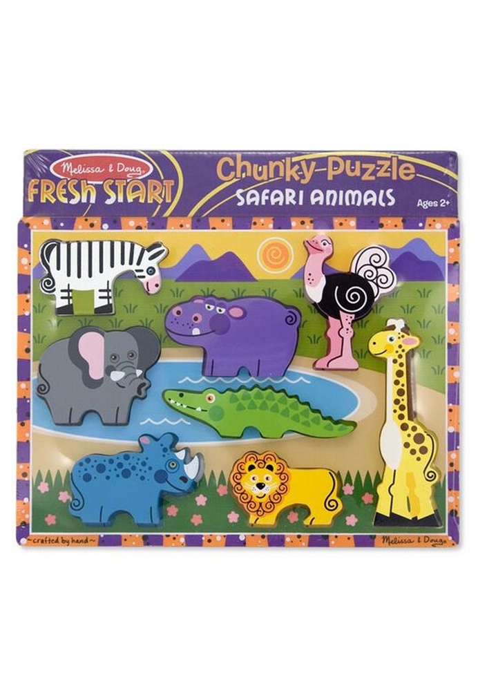 Buy Melissa & Doug Melissa & Doug Safari Chunky Puzzle (8 ...