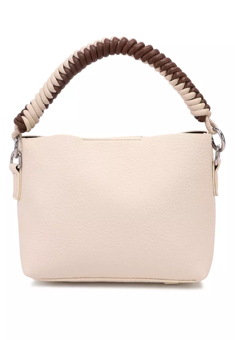 Cable Cord Strap Mini Bag In Off White