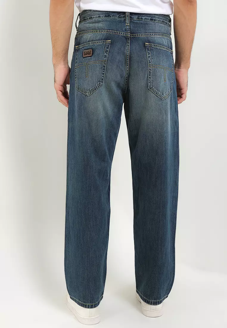 Fashion Relaxed Fit Denim Pants CRF115F