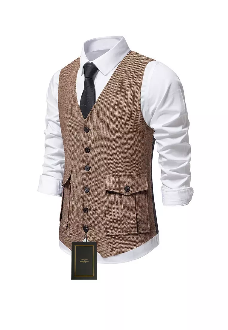 V-Neck Suit Vest ZQ-M91