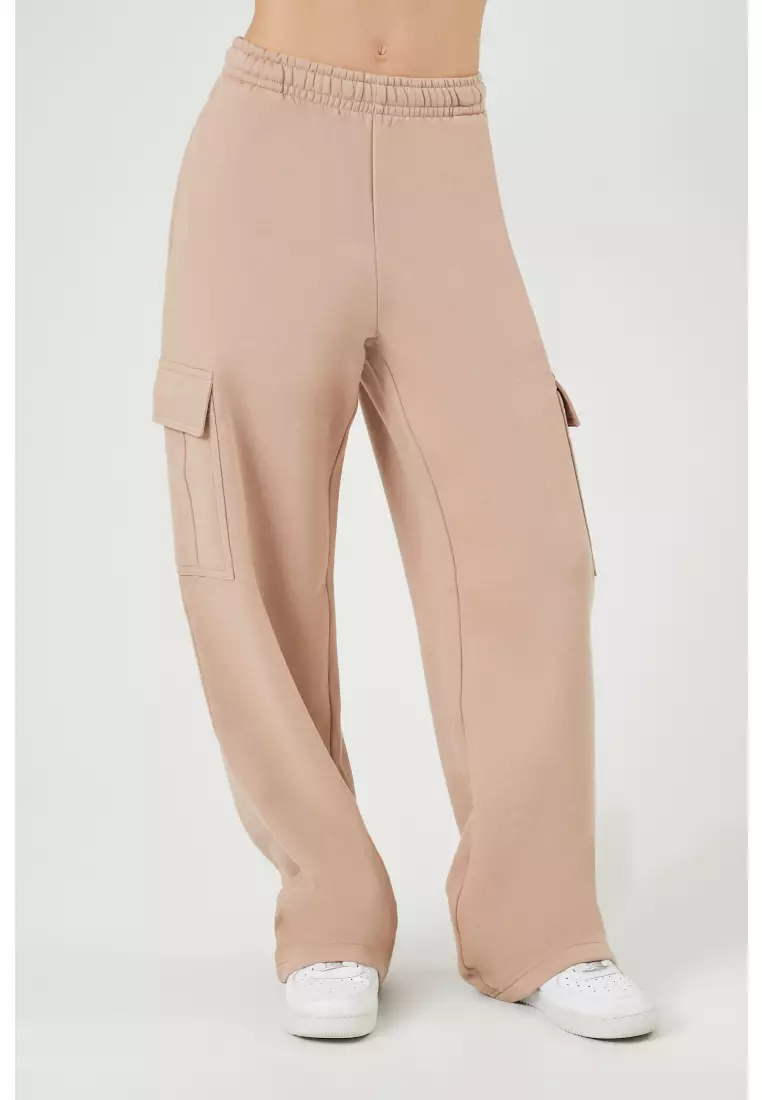 Wide leg fleece sweatpants forever 21 online