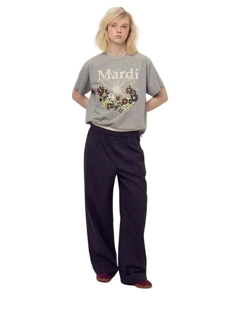 Tshirt Flowermardi Jardin - Grey Ivory