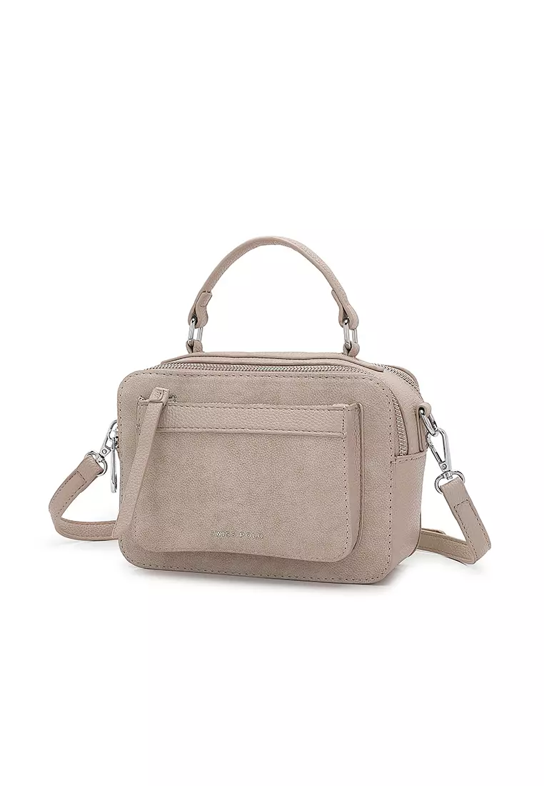 Women's Top Handle Bag / Sling Bag / Crossbody Bag / Shoulder Bag - Beige