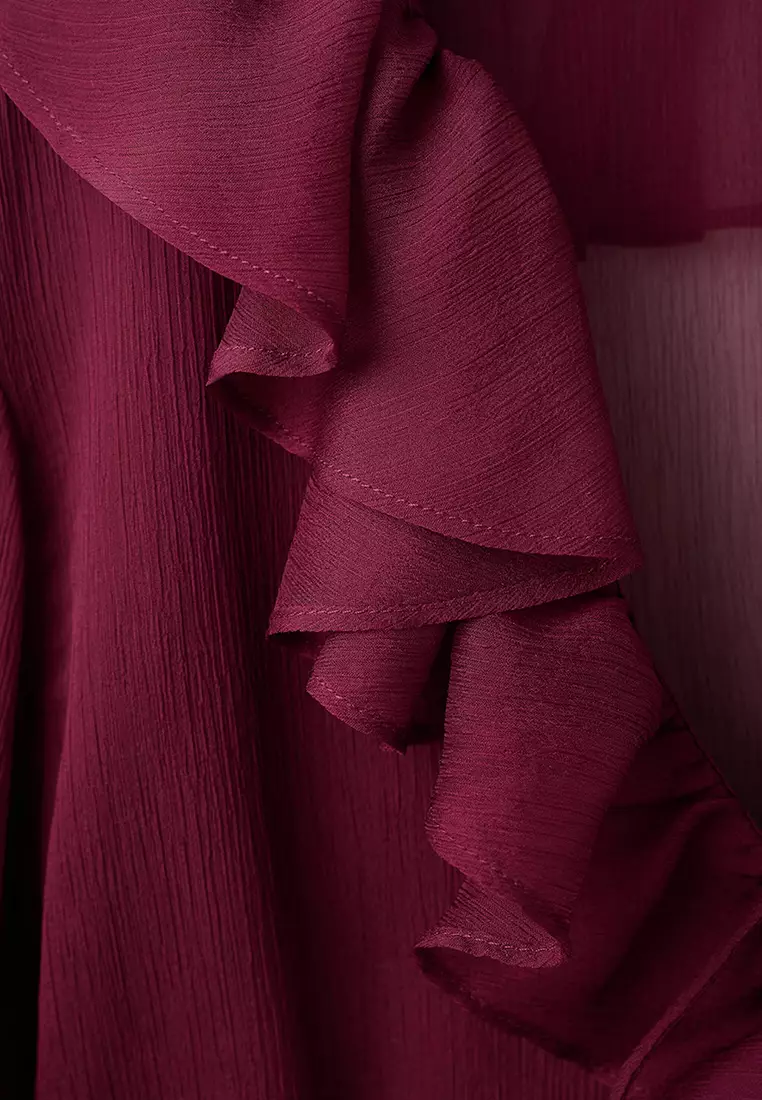 Fluid Ruffled Blouse
