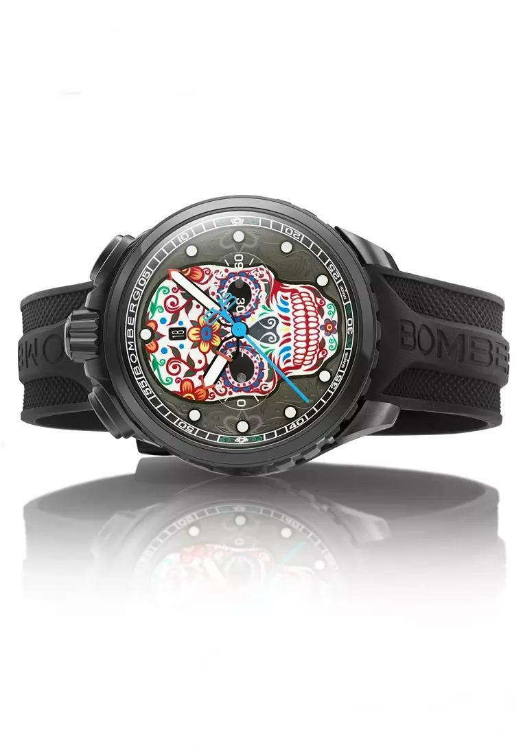 BOLT-68 SUGAR SKULL QUARTZ 45mm MEN WATCH (BS45CHPBA.060-2.11)