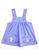 Toffyhouse white and purple Toffyhouse Little Furry Friends Polka-dot Dungaree Dress 1140DKABA7E727GS_5
