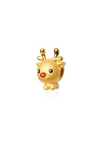 TOMEI gold [TOMEI Online Exclusive] Innocent Reindeer Charm 一鹿有你串饰, Yellow Gold 999 (S-EC-DEER) BE6CCAC04D6BC5GS_1