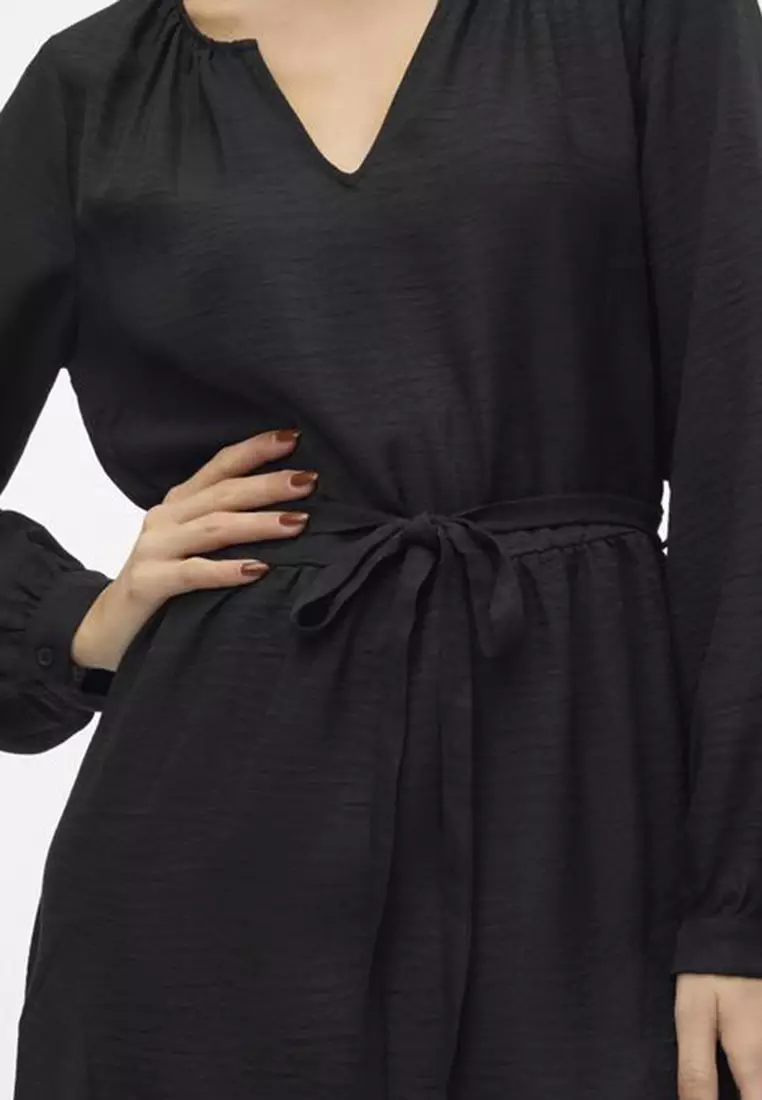 Meloney Long Sleeve Volume Dress