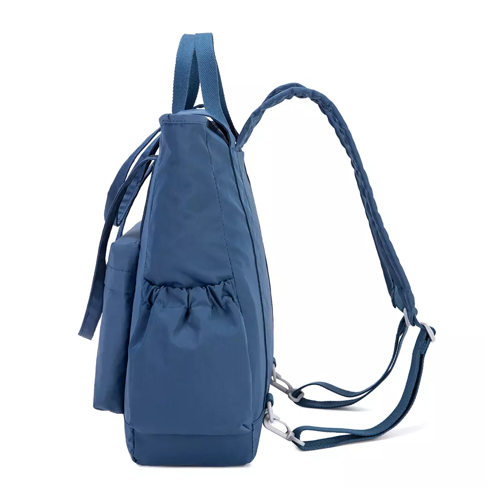 Navy Club Regate Two Way Tote Bag  and Backpack Daypack Totepack Tas Travel - Duffle Bag Tas Pria Tas Wanita