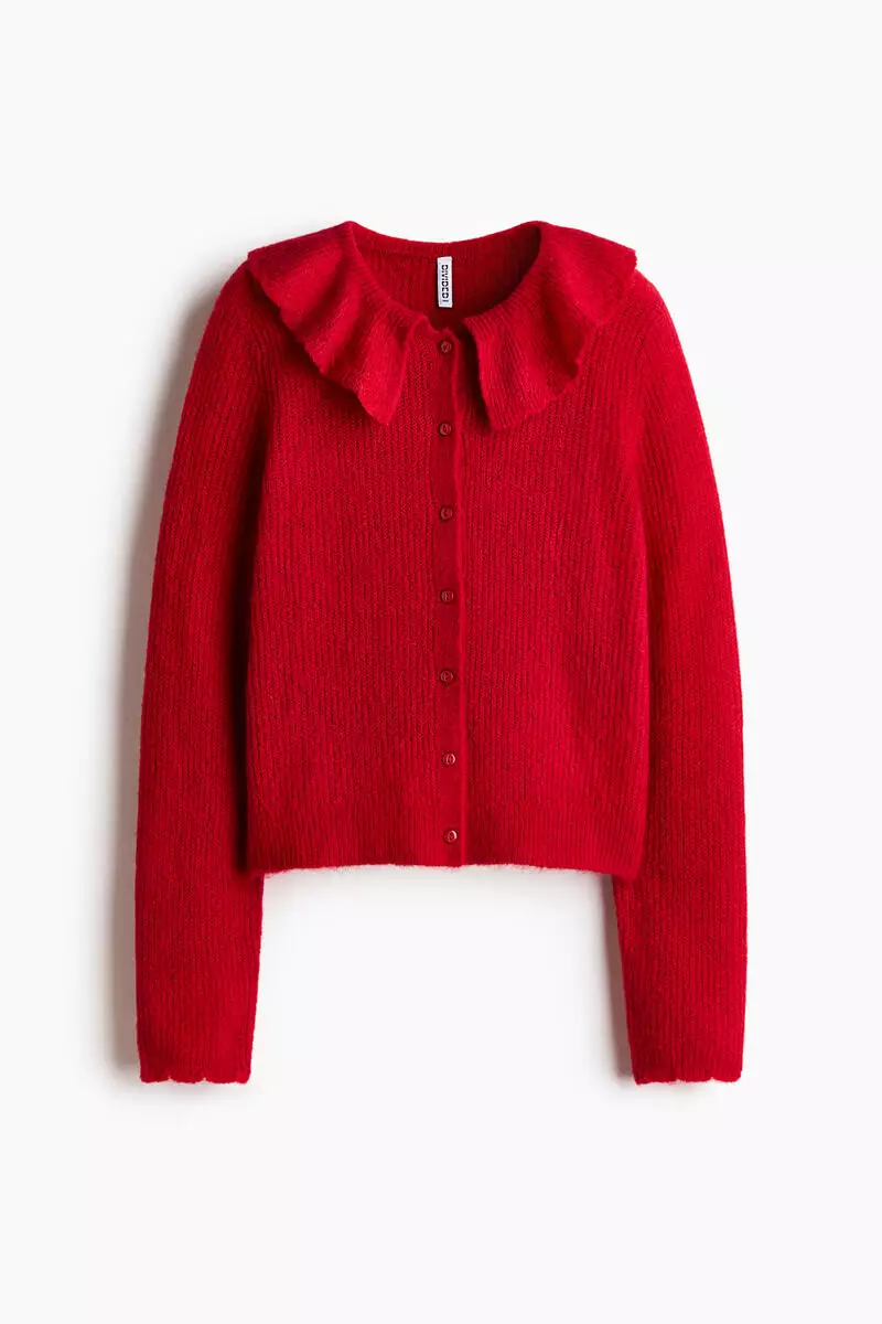 Collared cardigan