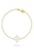 Aquae Jewels pink Bracelet Hera Flower 18K Gold and Diamonds - Rose Gold A59B0AC330D71AGS_2