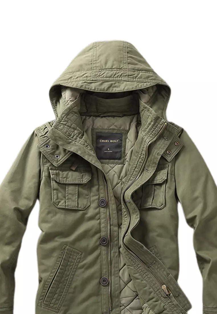 Thick Hooded Jacket QZZ268-1