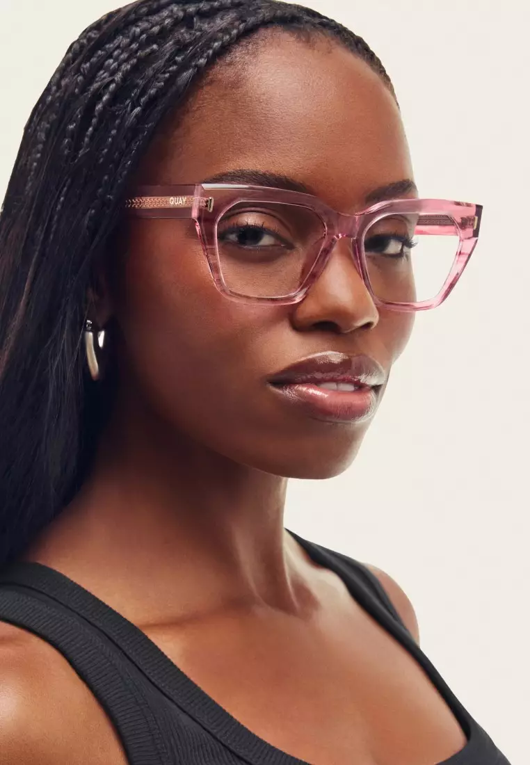 Buy QUAY QUAY Tres Chic Optical Eyeglasses - Pink Demi 2026 Online