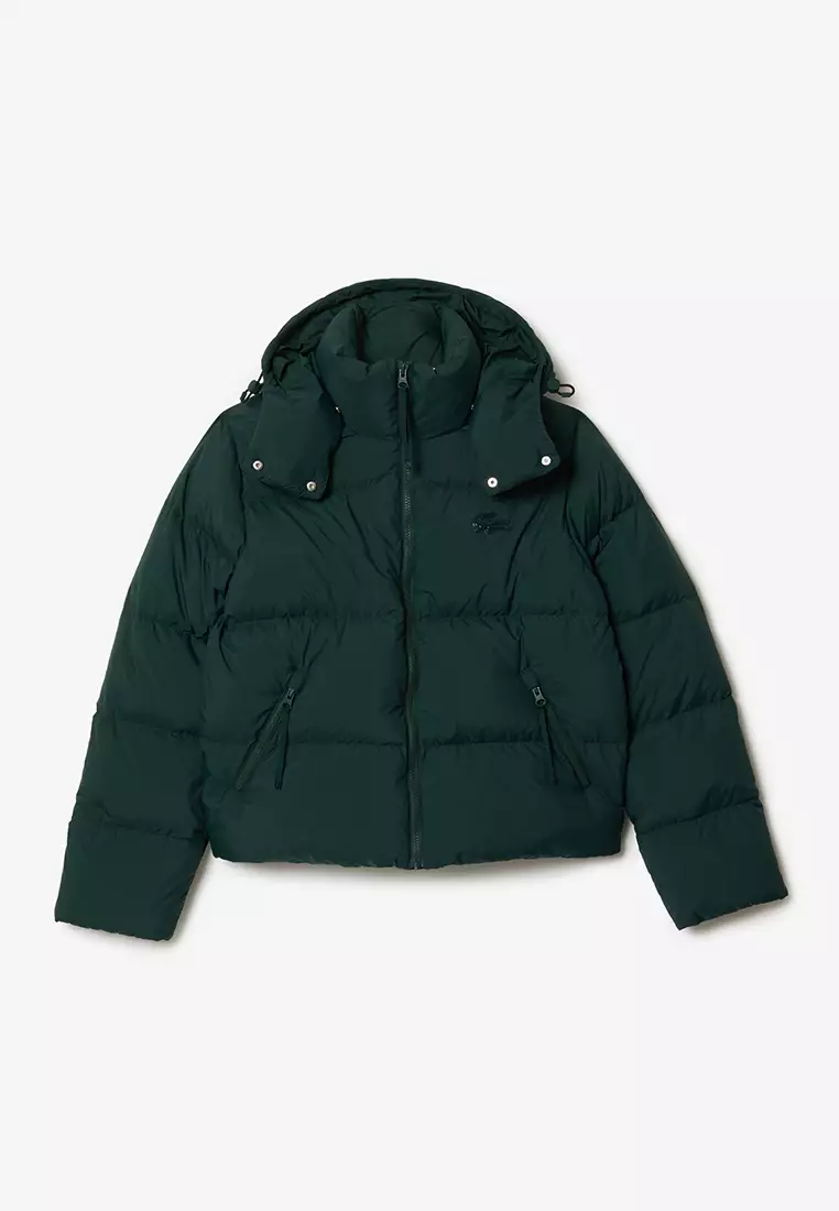 Padded Down Logo Jacket with Hood