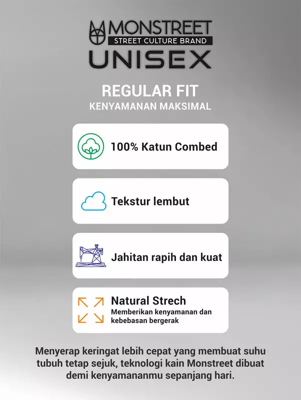 Monstreet Kaos Katun Combed 24S Grafis Reguler Fit Lengan Panjang Hitam Tshirt LUTR 72 Cotton Combed 24S Graphic Tshirt Regular Fit Full Sleeve Black Tshirt