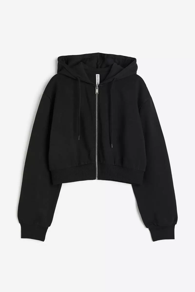 Buy H&M Cropped zip-through hoodie 2024 Online | ZALORA Philippines