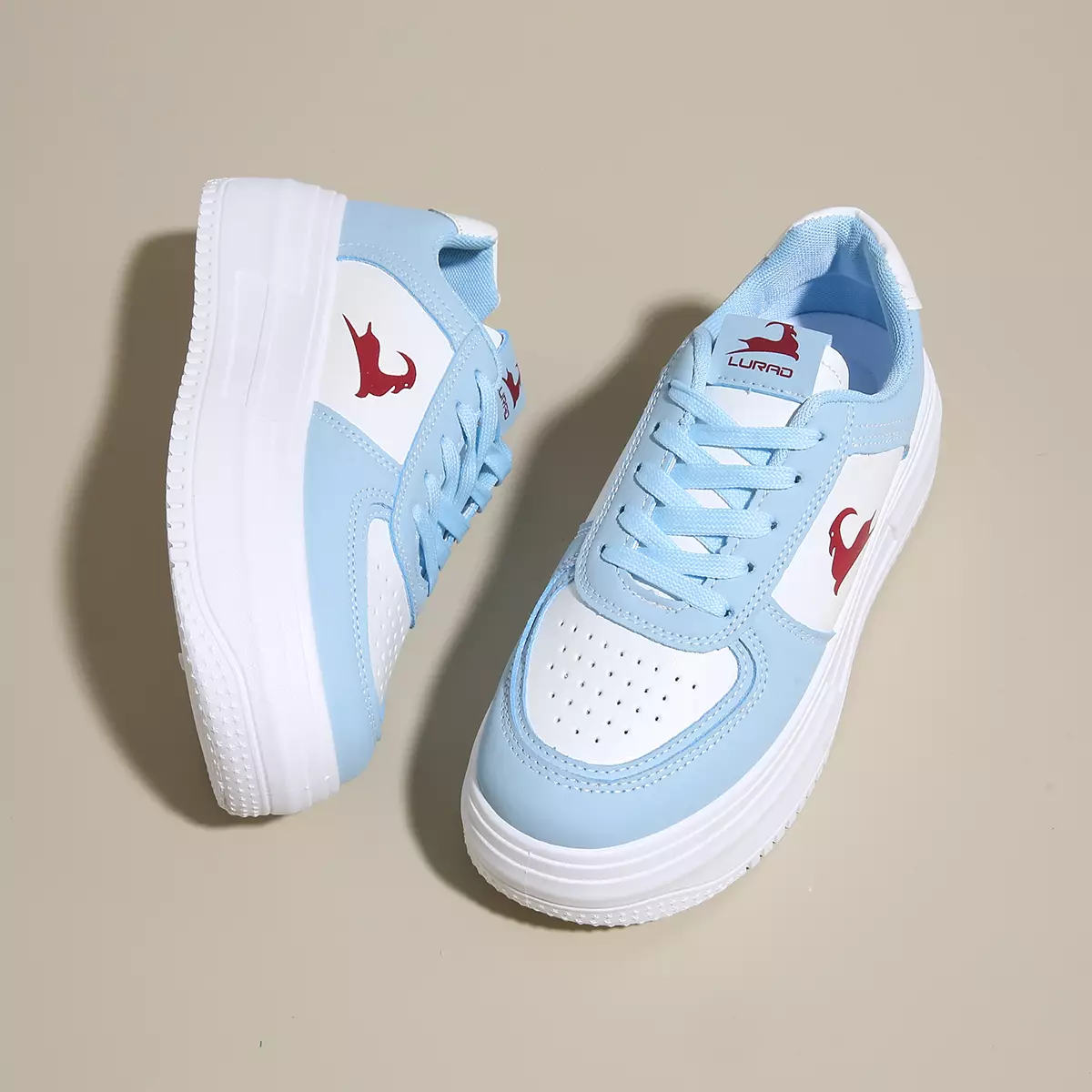 Sepatu Wanita Bertali Motif Simpel Sneakers Cewek Ootd WL2491