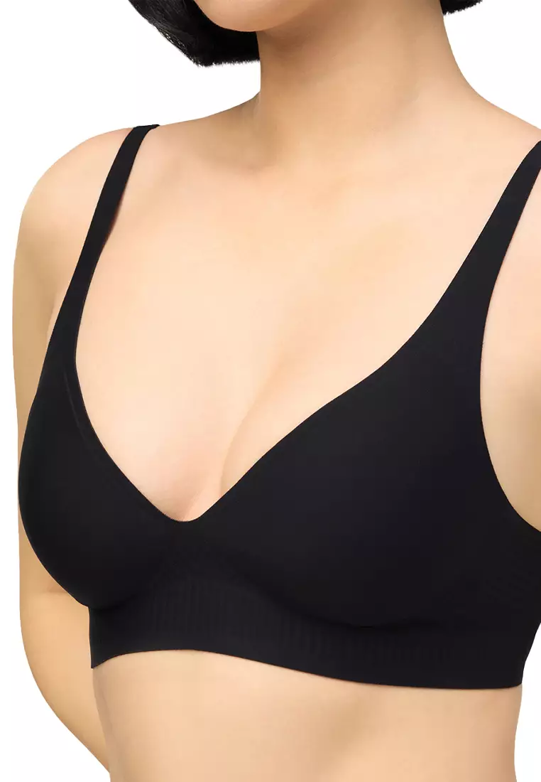 Zone Easy Non-Wired Padded Bra for Women- Black