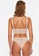 Trendyol beige Lace Cross Piping Detailed Bustier Panties Set D5A36US692C6FAGS_2