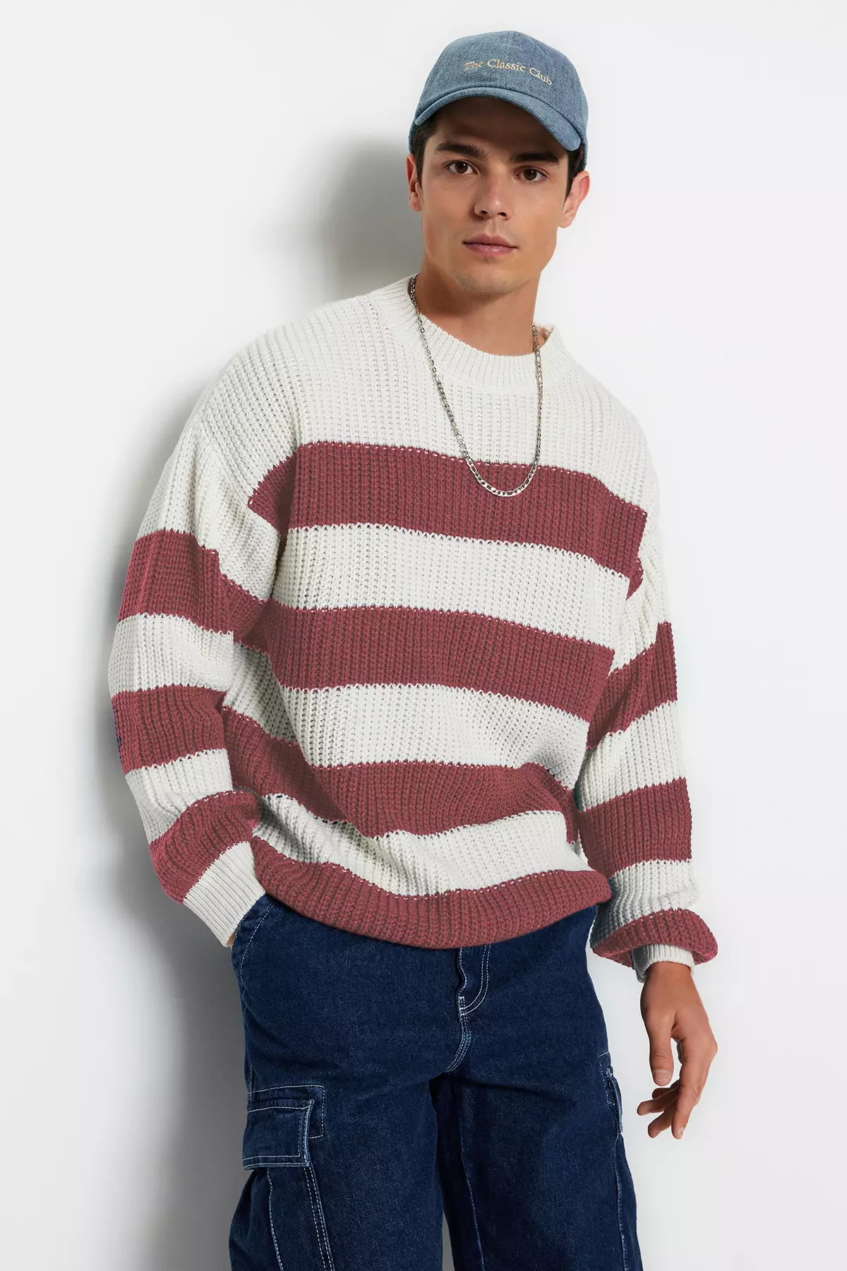 Stripe Relaxed Sweater