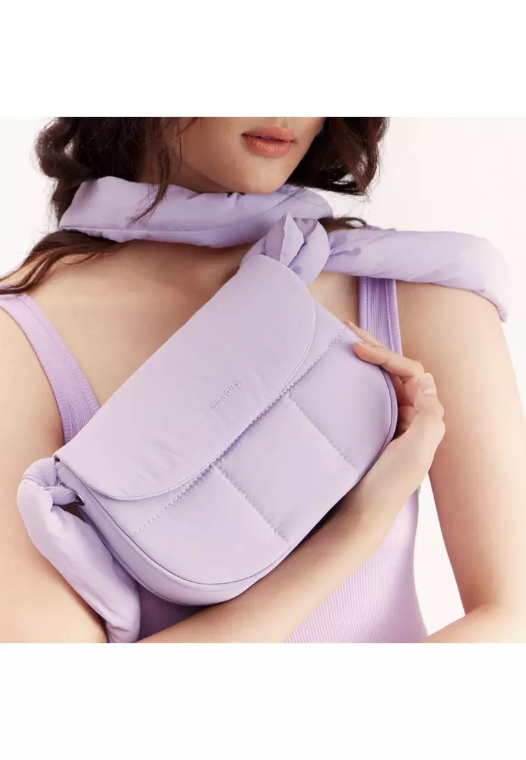 Tracey Poppin' Puffy Messenger Flap Shoulder Sling Bag