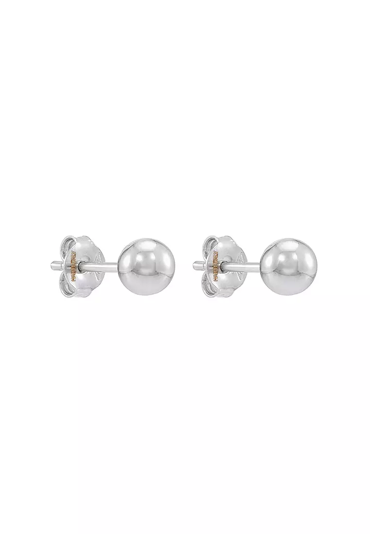 HABIB 750/18K White Gold Earrings EA06-5MM