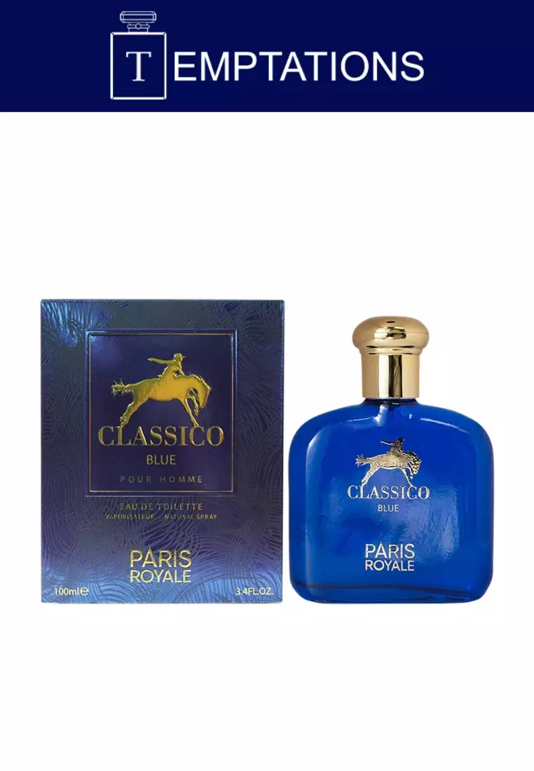 (B1T1)  Paris Royale CLASSICO BLUE 100ML EDT/ CLASSICO BLUE 100ML EDT Perfume For Men PRBC2062-S1MM