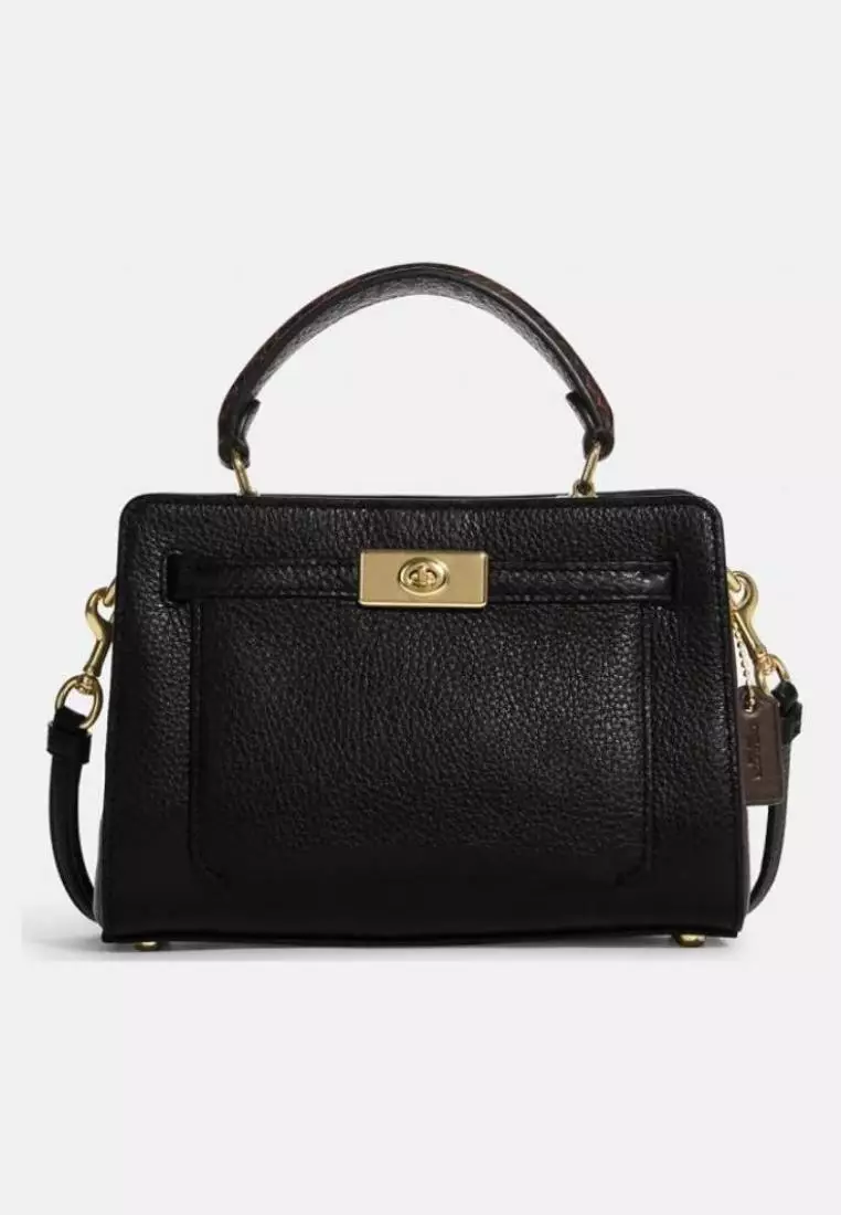 Coach mini top handle hot sale bag
