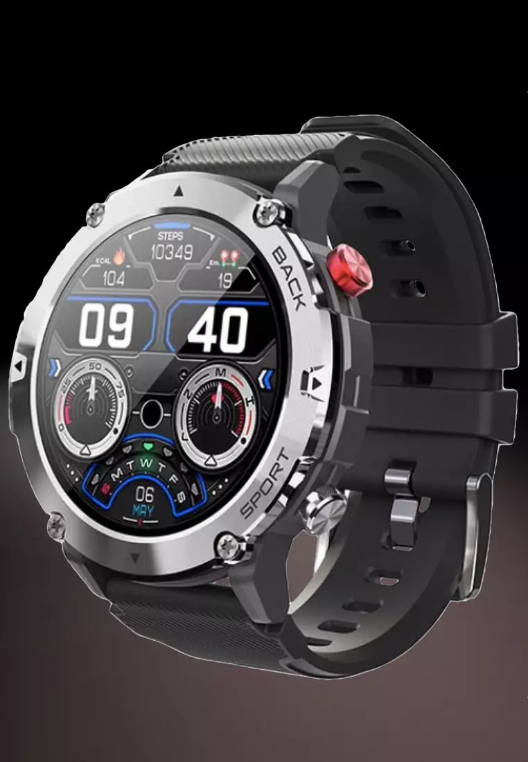 智能手表128M，OLED 360x360高分辨率屏幕，蓝牙通话，300mAh电池，IP68防水