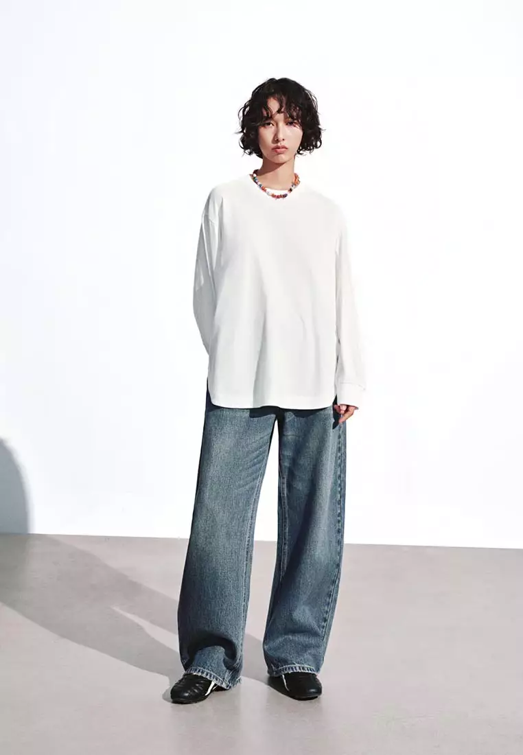 Flare Sleeve Long Sleeve T-Shirts