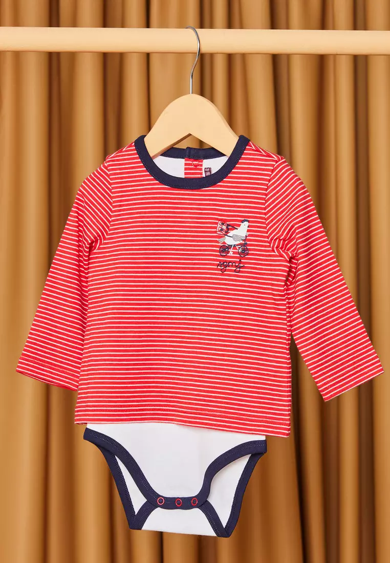 Striped T-shirt Bodysuit
