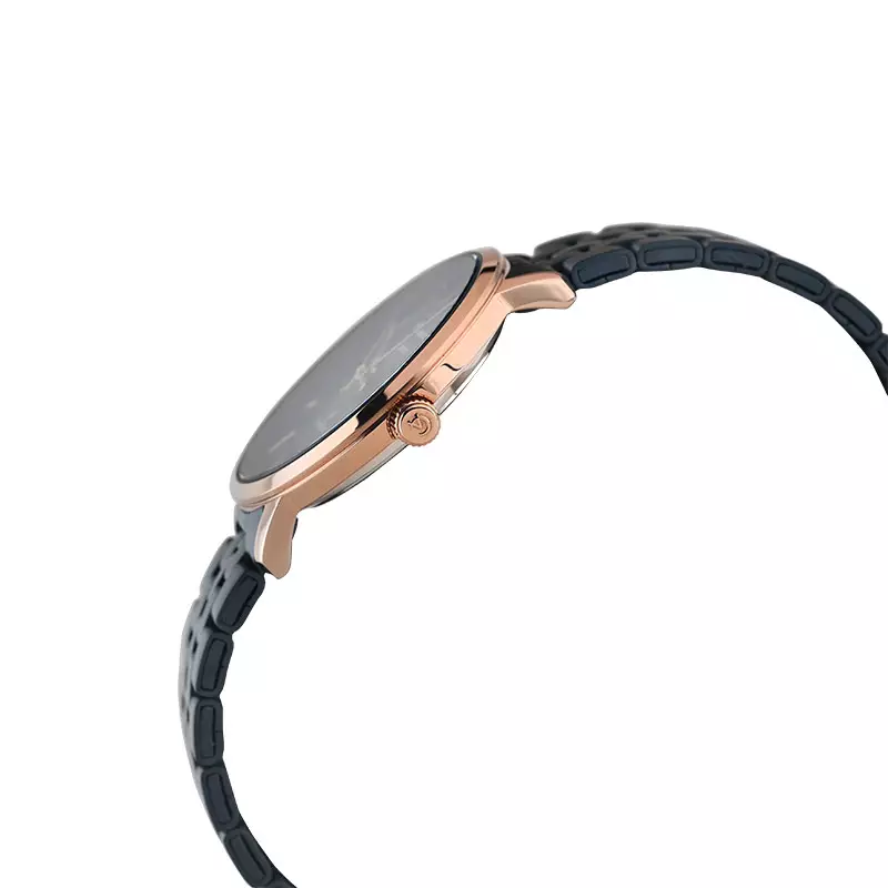 Jam Tangan Wanita Alexandre Christie Classic Slim AC 8692 LH BURBU Ladies Blue Dial Blue Stainless Steel Strap