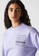 Lacoste purple Women’s Lacoste L!VE Crew Neck Print Cotton Fleece Sweatshirt E00D1AAD4A9149GS_5