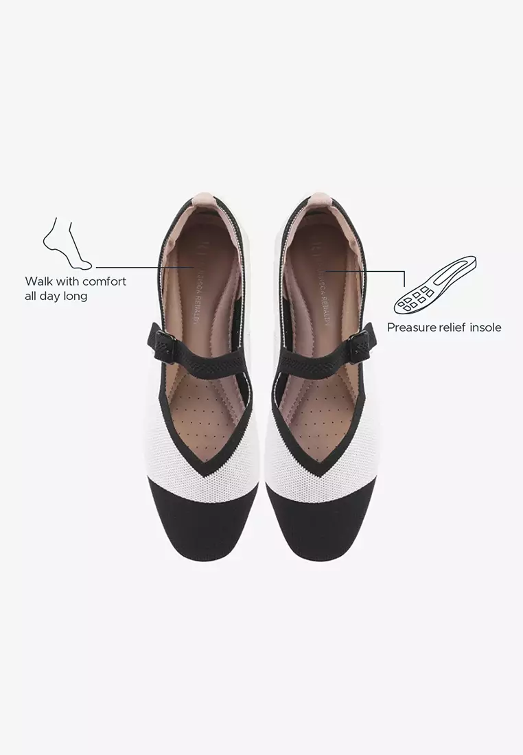 Sepatu Flat Shoes Rajut Wanita  L.Vesta