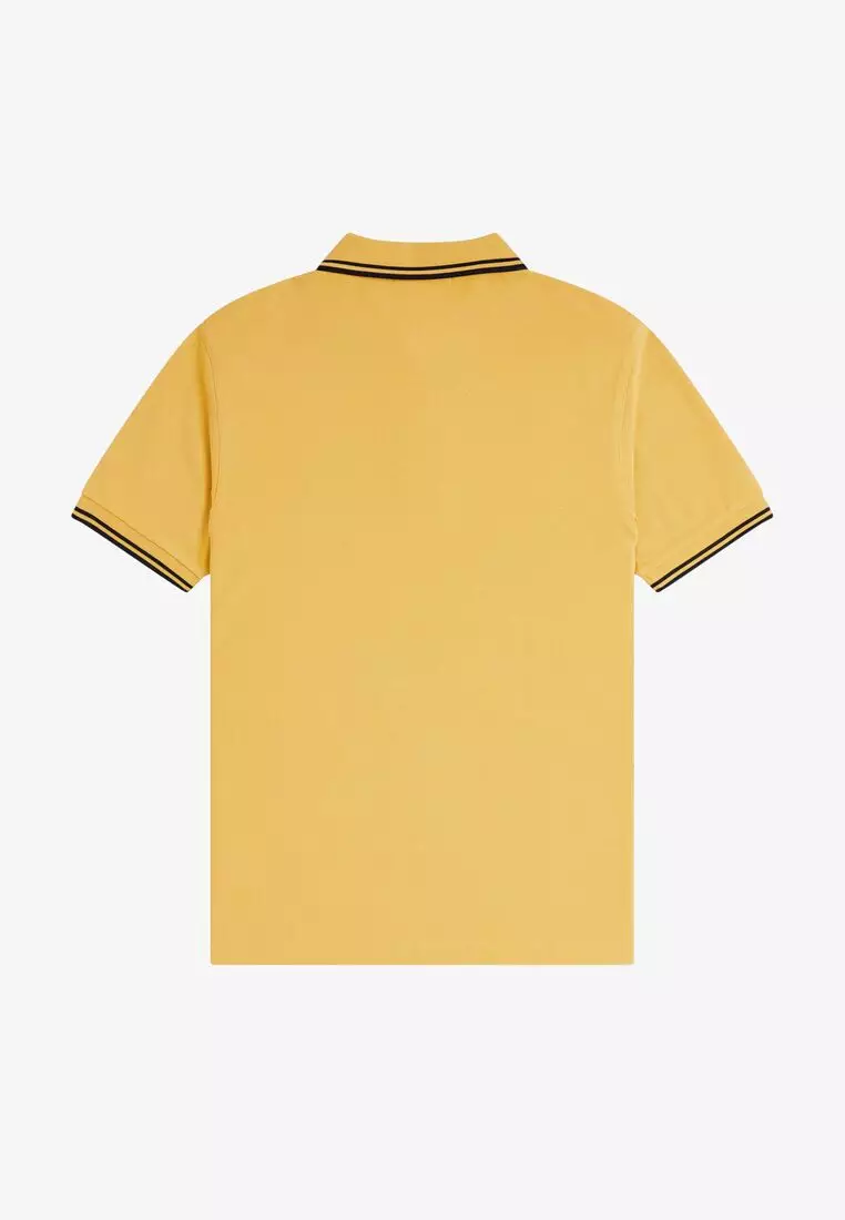 Fred Perry M3600 Twin Tipped Fred Perry Shirt (Honeycomb / Navy / Navy)