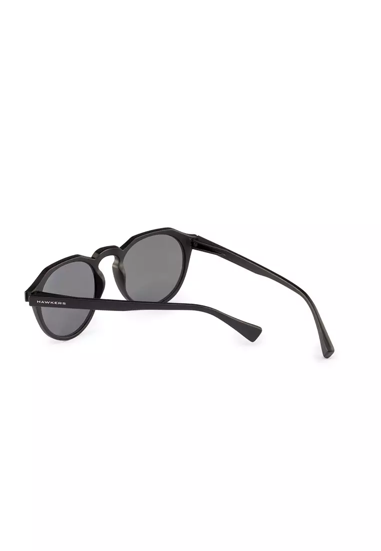 HAWKERS Black Dark WARWICK Sunglasses for Men and Women, Unisex UV400 Protection Official Product Designed in Spain