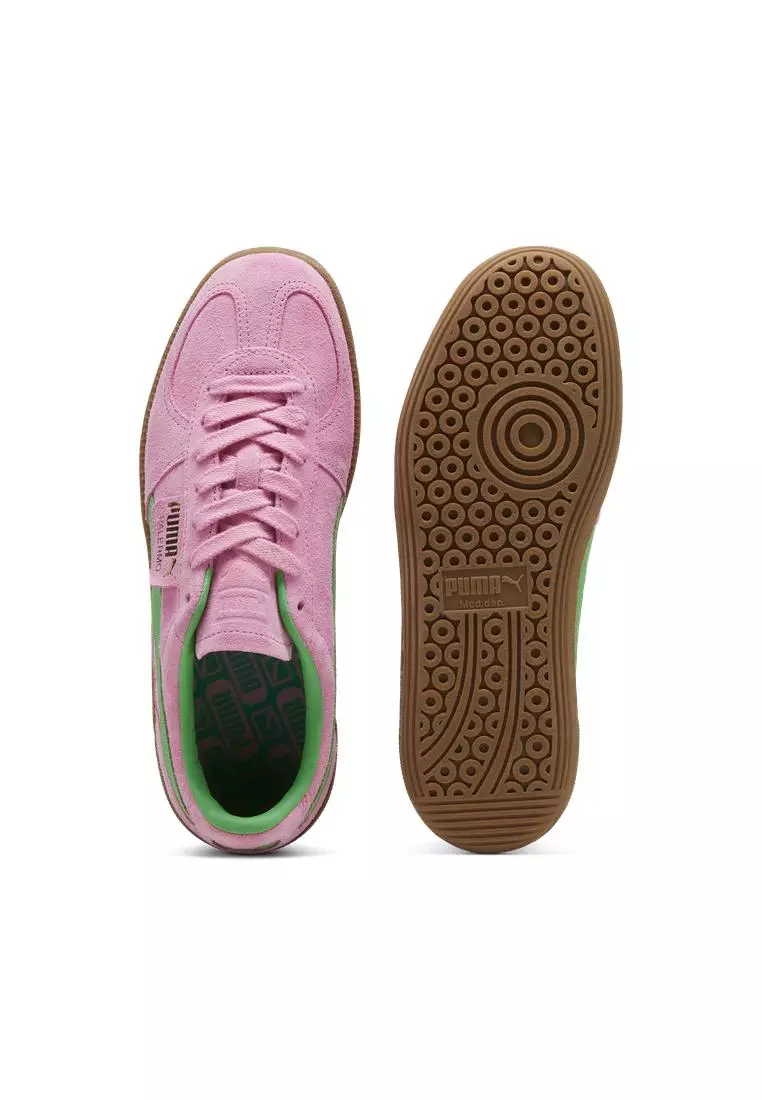 スニーカー ^PUMA^ Musinsa Exclusive Palermo Special Pink Green Sword 39 PUMA Palermo Special, Pink Delight/Puma Green/Gum, 5.5