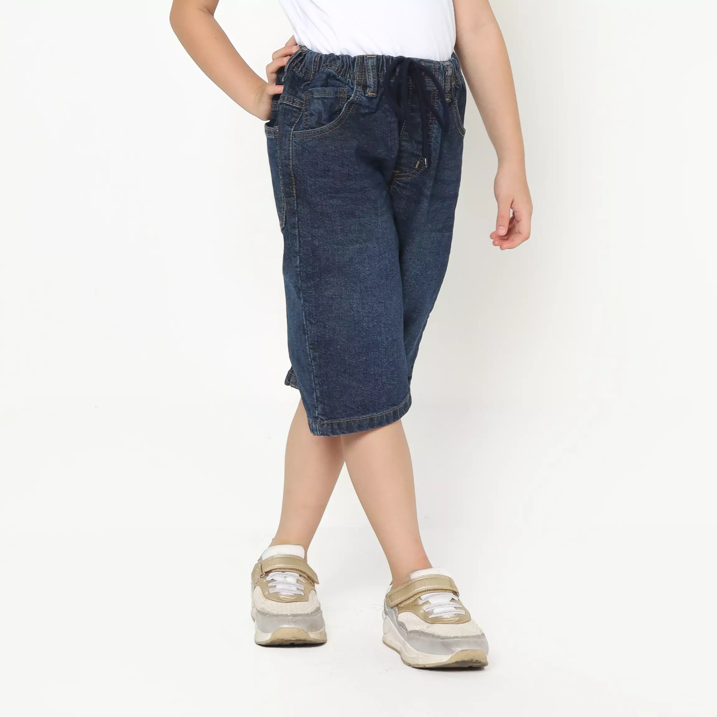 Celana Pendek Anak Perempuan Jeans Star Blue