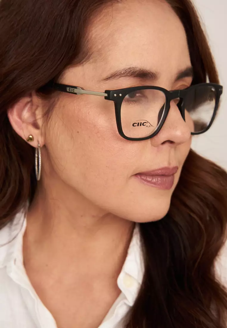 Manhattan Flex Magnetic (Black) +1.50 Reading Glasses for 44-46 Years Old